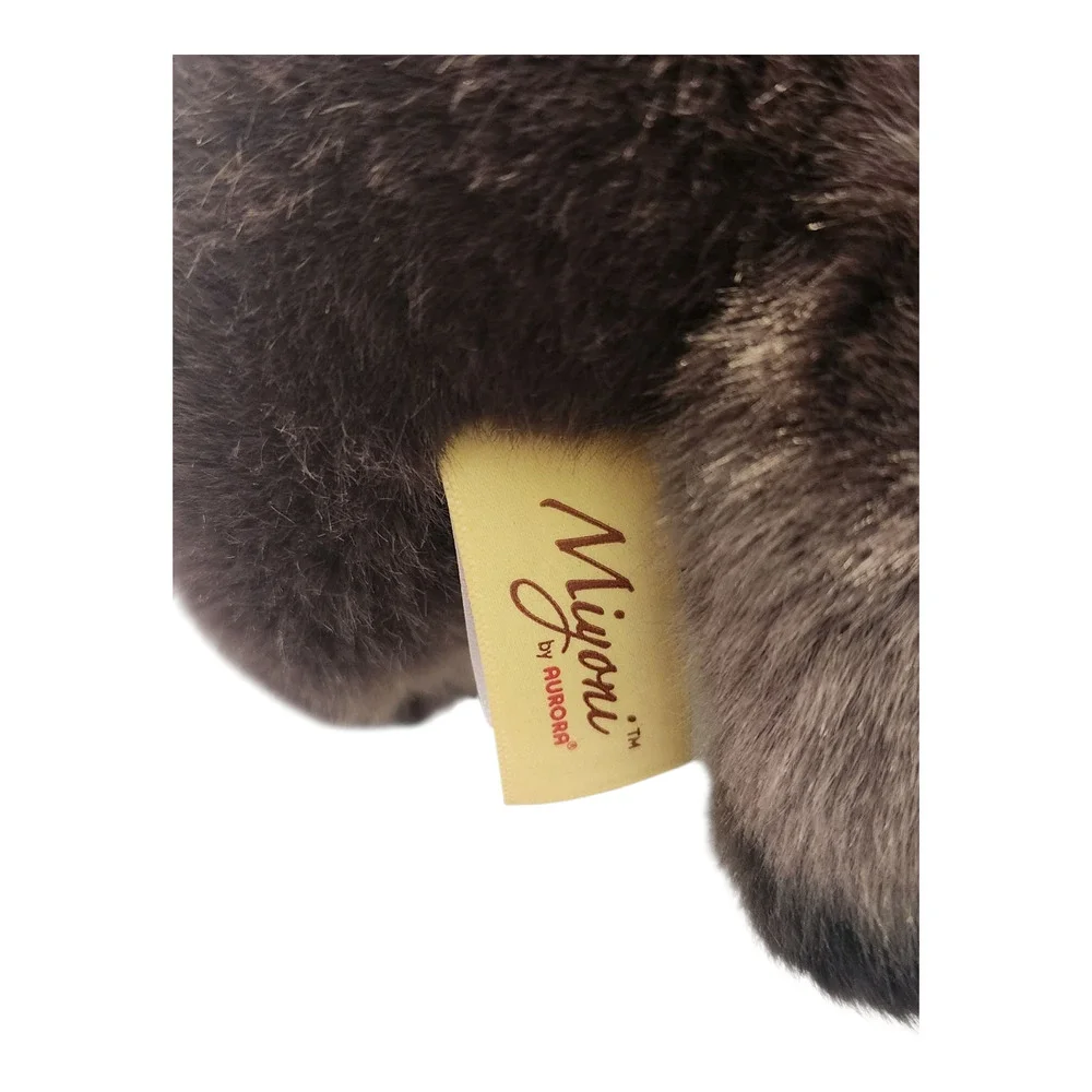 Aurora‎ Miyoni Tots Donkey Plush Stuffed Animal Grey Burro Standing